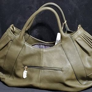 NWT Alyssa Olive Satchel